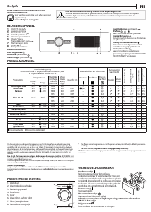 Handleiding Whirlpool FFBBE 8458 WEV Wasmachine