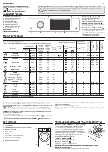 Priročnik Whirlpool FFD 9458 BCV EE Pralni stroj
