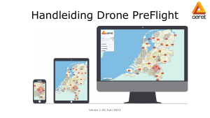 Handleiding Aeret Drone PreFlight 1.06