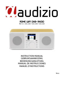 Manual de uso Audizio 102.230 Radio