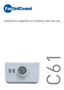 Bruksanvisning Fantini Cosmi C61 Thermostat