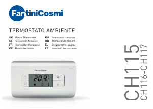 Manual Fantini Cosmi CH116 Thermostat