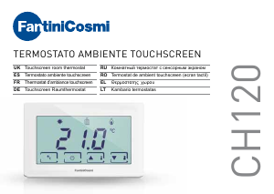 Руководство Fantini Cosmi CH120 Термостат