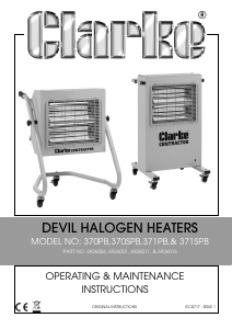 Handleiding Clarke Devil 370SPB Kachel