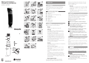 Manual Philips QT4019 Aparador de barba