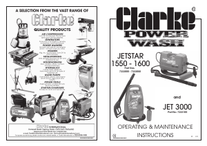 Handleiding Clarke Jetstar 3000 Hogedrukreiniger