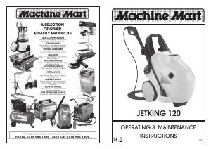 Manual Clarke JetKing 120 Pressure Washer