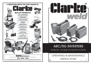 Handleiding Clarke Arc/Tig120 Lasapparaat