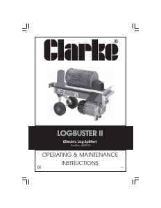 Handleiding Clarke Log Buster 2 Houtkliever