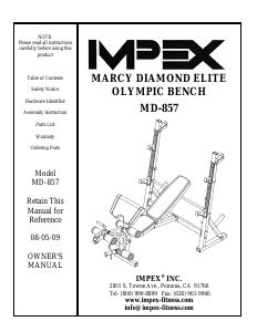 Manual Impex MD-857 Multi-gym