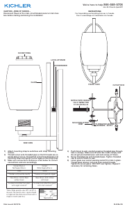 Handleiding Kichler 5096OZSL18 Eileen Lamp