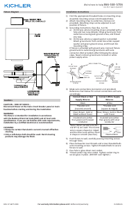 Manual de uso Kichler 5085CH Hendrik Lámpara