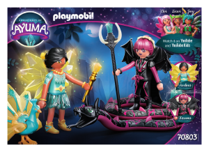 Manual Playmobil set 70803 Ayuma Crystal fairy and bat fairy with soul animal