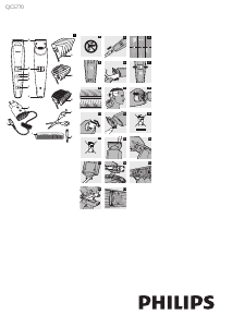 Manual Philips QC5770 Aparat de tuns
