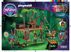 Bedienungsanleitung Playmobil set 70805 Ayuma Trainingscamp