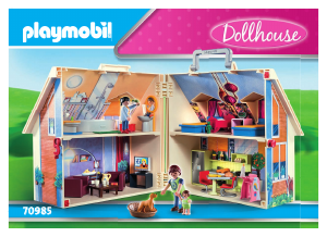 Mode d’emploi Playmobil set 70985 Modern House Maison transportable