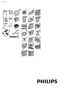 Instrukcja Philips QC5770 Strzyżarka do włosów