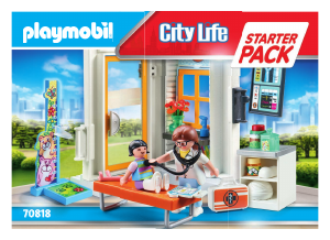 Mode d’emploi Playmobil set 70818 Rescue Starter Pack Cabinet de pédiatre