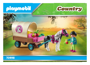 Handleiding Playmobil set 70998 Riding Stables Ponykoets