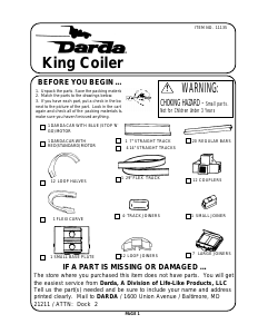 Handleiding Darda 11135 King Coiler Racebaan