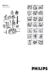 Bruksanvisning Philips QG3030 Hårklippare