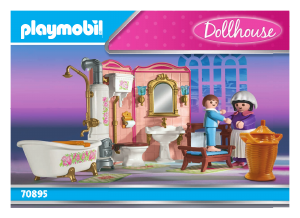 Manual Playmobil set 70895 Victorian Casa de banho