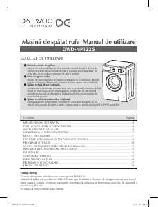 Manual Daewoo DWD-NP1222 Mașină de spălat