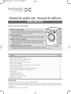 Manual Daewoo DWD-NQ1223 Mașină de spălat