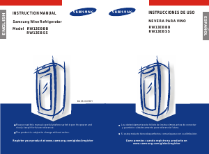 Manual Samsung RW13EBBB Wine Cabinet
