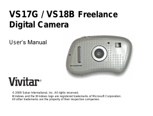 Manual Vivitar vstyle 17G Digital Camera