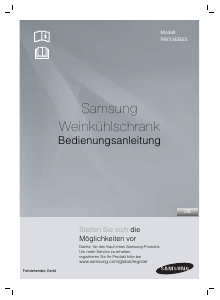 Bedienungsanleitung Samsung RW33EBSS Weinklimaschrank