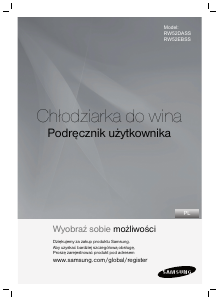 Instrukcja Samsung RW52DASS Chłodziarka do wina