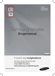 Brugsanvisning Samsung RW52DASS Vinkøleskab