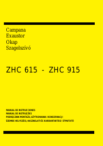 Manual Zanussi ZHC615N Exaustor