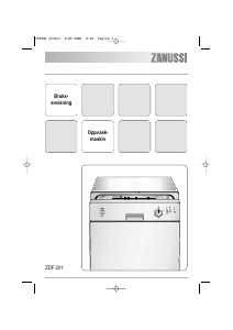 Bruksanvisning Zanussi ZDF201X Oppvaskmaskin