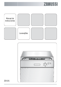 Manual de uso Zanussi ZDI101X Lavavajillas