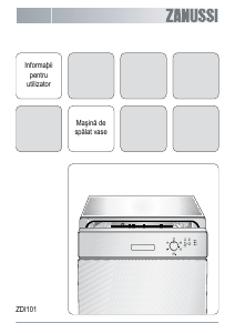 Manual Zanussi ZDI101X Maşină de spălat vase