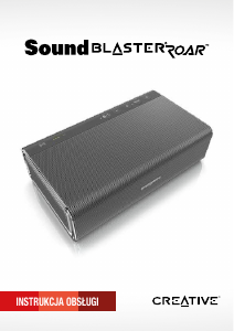 Instrukcja Creative Sound Blaster Roar Głośnik