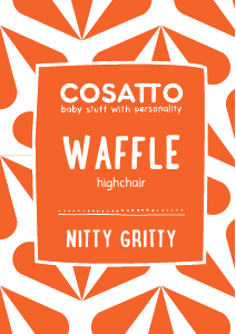Bruksanvisning Cosatto Waffle Barnmatstol