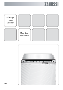 Manual Zanussi ZDT111 Maşină de spălat vase