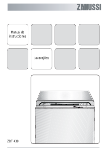 Manual de uso Zanussi ZDT430 Lavavajillas