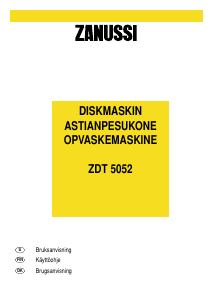 Brugsanvisning Zanussi ZDT5052 Opvaskemaskine