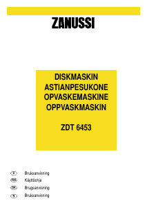 Bruksanvisning Zanussi ZDT6453 Oppvaskmaskin