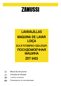 Manual de uso Zanussi ZDT6453 Lavavajillas