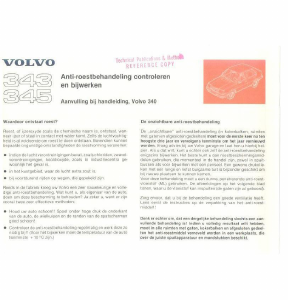 Handleiding Volvo 343 (1982)