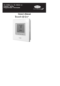 Bruksanvisning Carrier TC-PHP01-A Thermostat