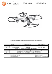 Handleiding Navig8r WF20 Drone