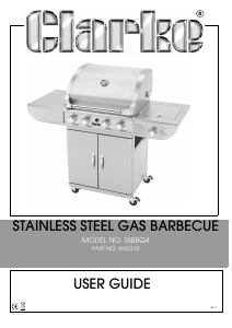 Manual Clarke SSBBQ4 Barbecue