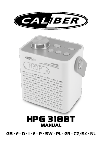 Mode d’emploi Caliber HPG318BT Radio