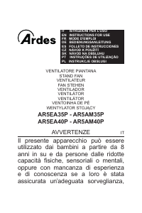 Manual Ardes AR5AM35P Ventilador